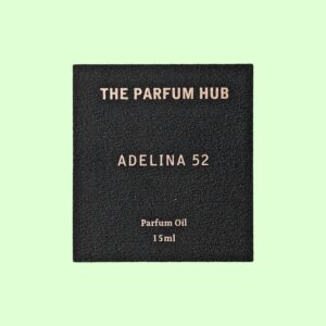 Black Felt Textured Paper Label for Parfum Oil