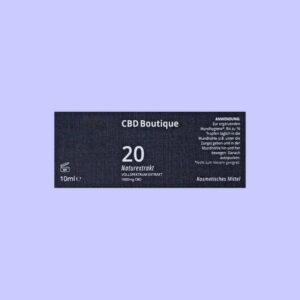 Dark Textured Paper Label for CBD Dropper Oils