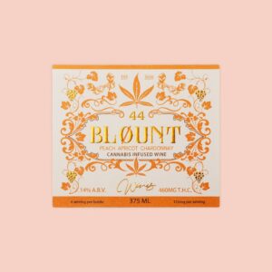 Gold Foil Cream Coated Paper Wine Label for Spirits