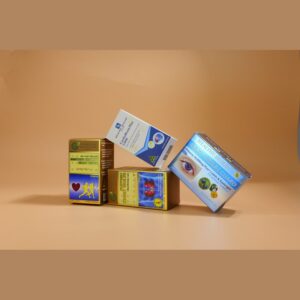 Gold Foil Folding Carton Range for Herbal Remedies