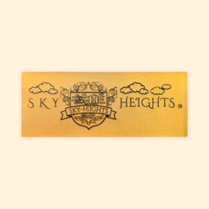 Gold Foil Metallic Paper Cigar Band Label