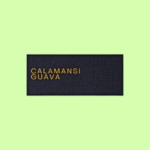 Gold Foil Navy Linen-Textured Paper Label for Scents