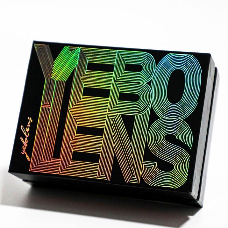Holographic Foil Rigid Lid-and-Base Box for Brands