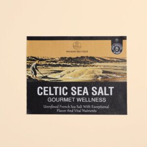 Matte Art Paper Gourmet Label for Sea Salt