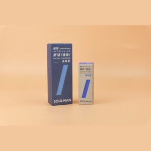 Matte Tuck-End Carton for Facial Cleanser