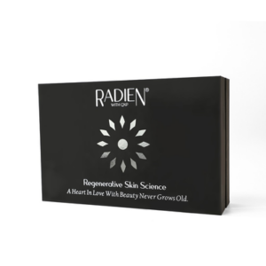 Silver Foil Black Rigid Magnetic Box for Skincare