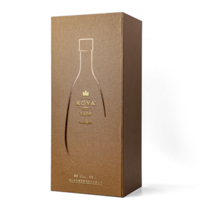 Embossed Linen-Texture Rigid Wine Box for Spirits