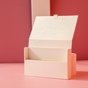 Plain Textured Foldable Rigid Box for Gifting