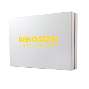 Yellow Foil Matte White Rigid Box for Skincare