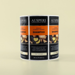 Glossy Film Roll Label for Botanical Shampoo